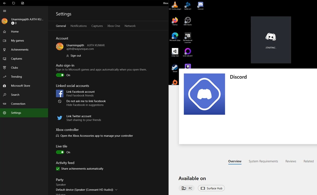 discord and xbox